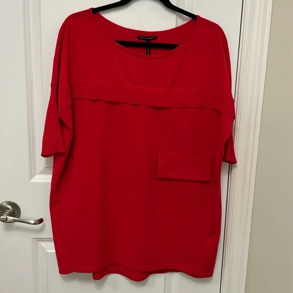 Sarah Pacini Red Tunic - Picture 2 of 14